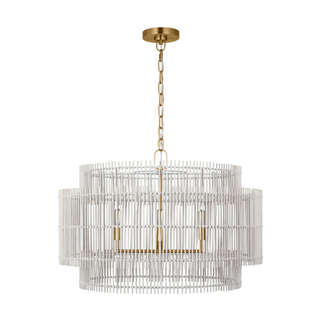 Visual Comfort Studio Canada - EP1404BBS - Four Light Pendant - Elio - Burnished Brass