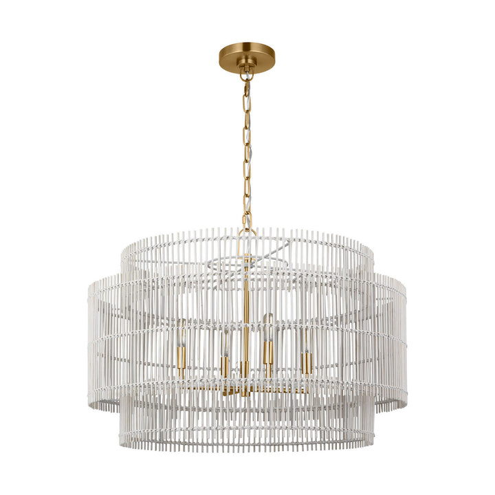 Visual Comfort Studio Canada - EP1404BBS - Four Light Pendant - Elio - Burnished Brass