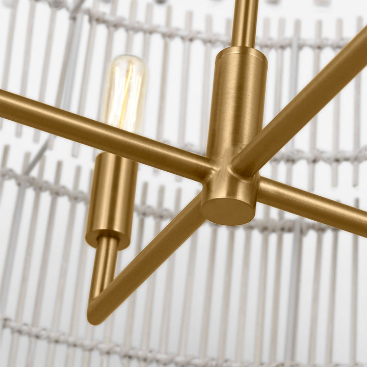 Visual Comfort Studio Canada - EP1404BBS - Four Light Pendant - Elio - Burnished Brass