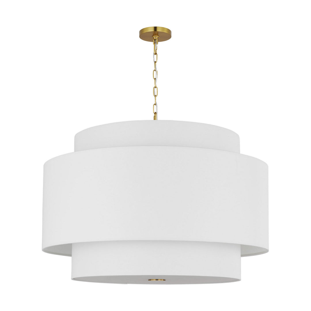 Visual Comfort Studio Canada - KSP1184BBS - Four Light Pendant - Sawyer - Burnished Brass