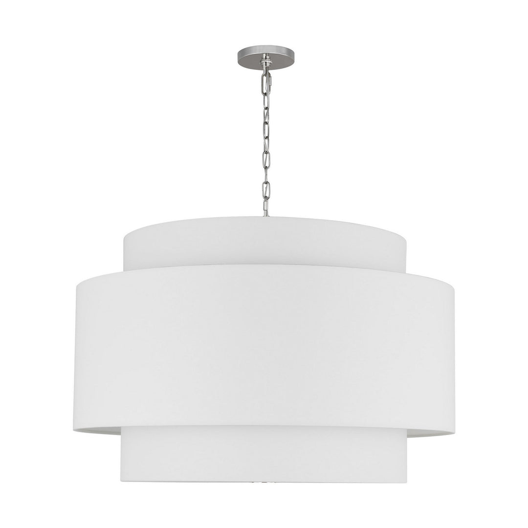 Visual Comfort Studio Canada - KSP1184PN - Four Light Pendant - Sawyer - Polished Nickel
