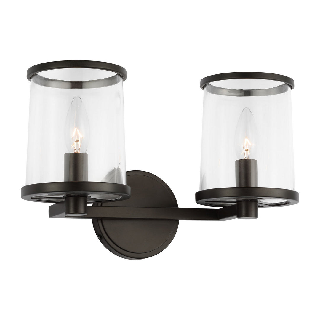 Visual Comfort Studio Canada - LV1082AI - Two Light Vanity - Reynolds - Aged Iron