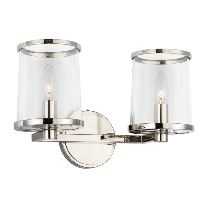 Visual Comfort Studio Canada - LV1082PN - Two Light Vanity - Reynolds - Polished Nickel