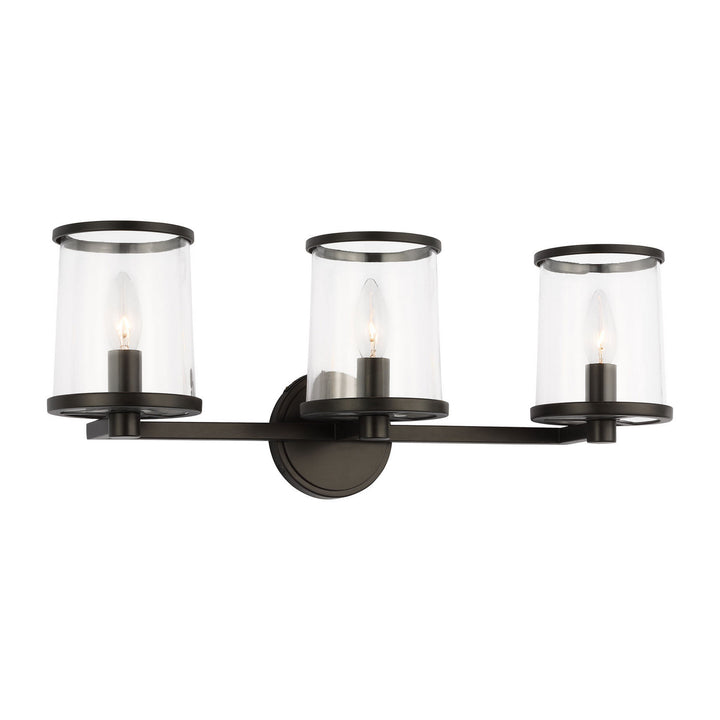 Visual Comfort Studio Canada - LV1083AI - Three Light Vanity - Reynolds - Aged Iron