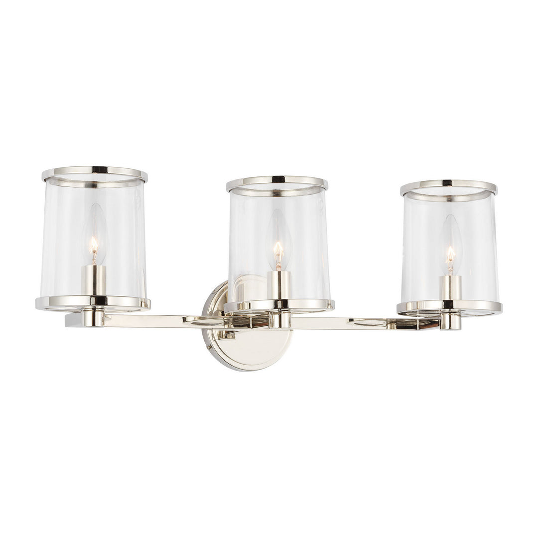Visual Comfort Studio Canada - LV1083PN - Three Light Vanity - Reynolds - Polished Nickel