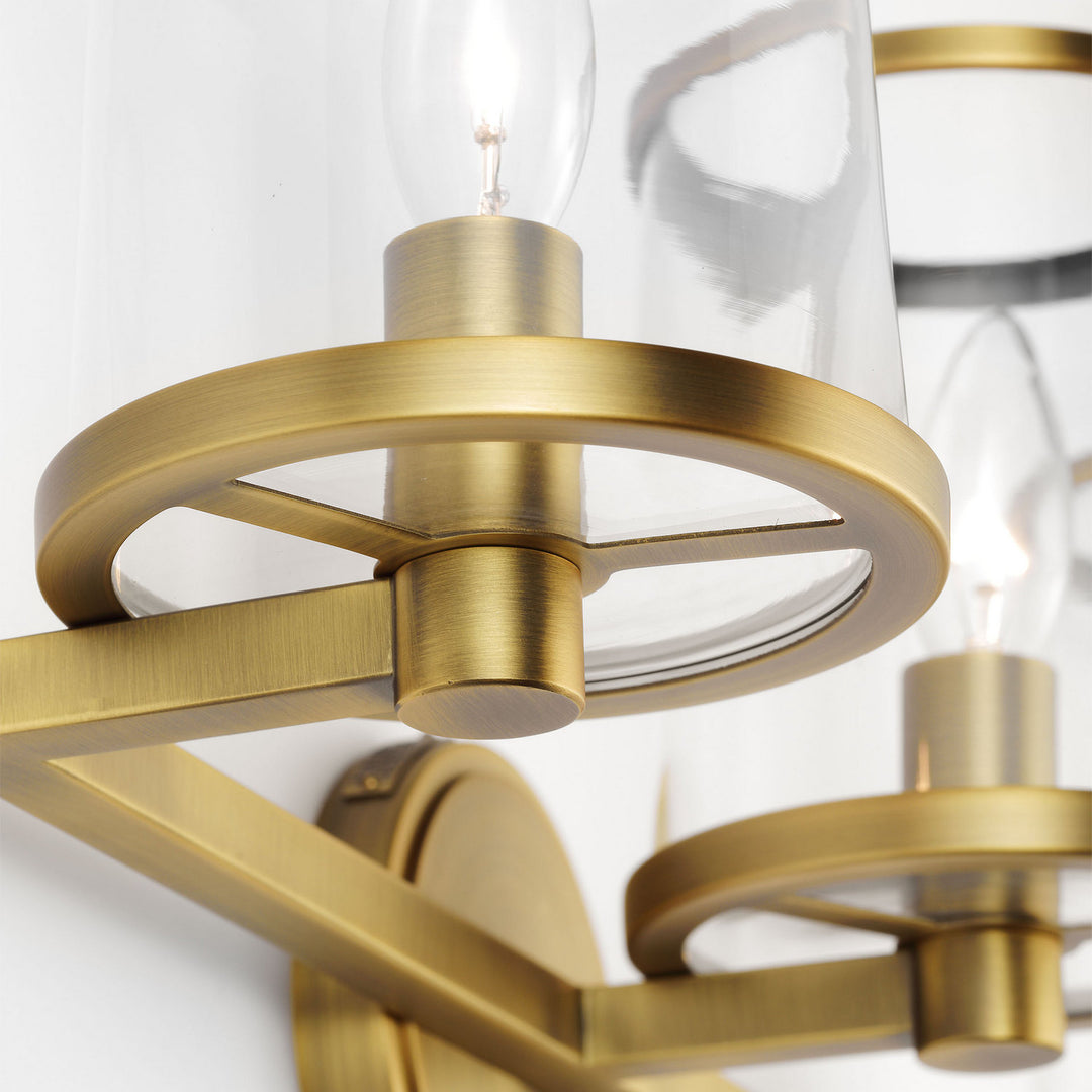 Visual Comfort Studio Canada - LV1083TWB - Three Light Vanity - Reynolds - Time Worn Brass