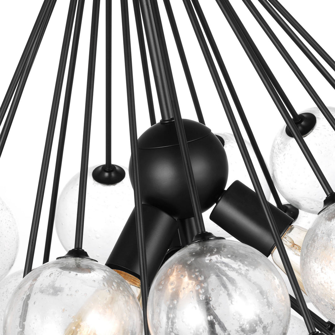 Visual Comfort Studio Canada - 6514303-112 - Three Light Pendant - Bronzeville - Midnight Black