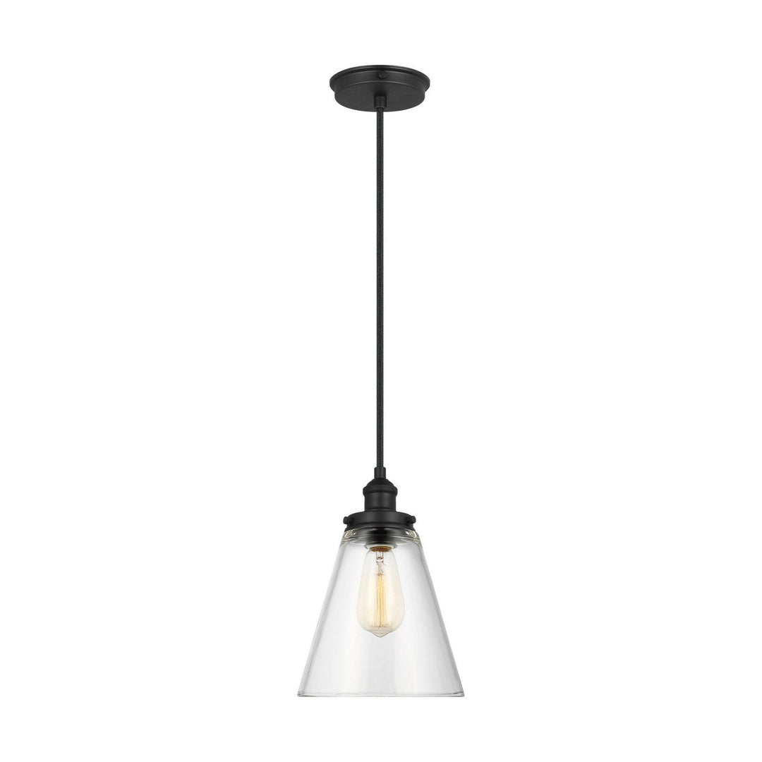 Visual Comfort Studio Canada - P1347MBK - One Light Pendant - Baskin - Midnight Black