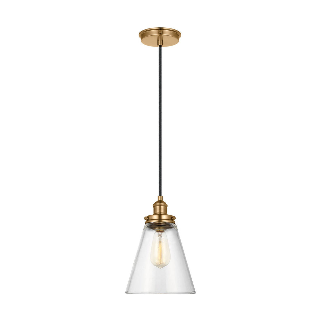 Visual Comfort Studio Canada - P1347SB - One Light Pendant - Baskin - Satin Brass