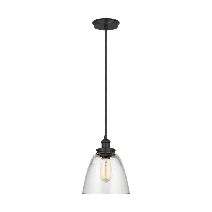 Visual Comfort Studio Canada - P1349MBK - One Light Pendant - Baskin - Midnight Black