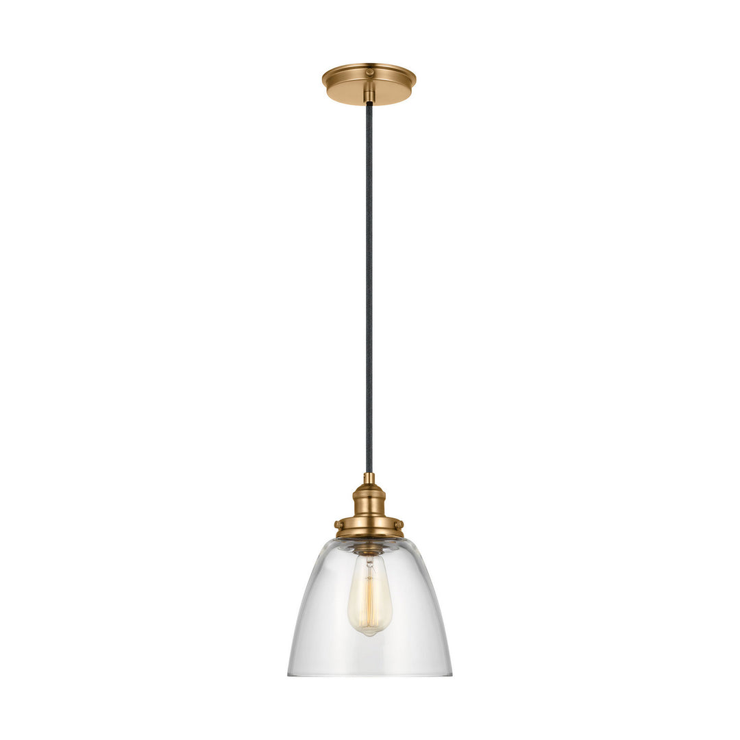 Visual Comfort Studio Canada - P1349SB - One Light Pendant - Baskin - Satin Brass
