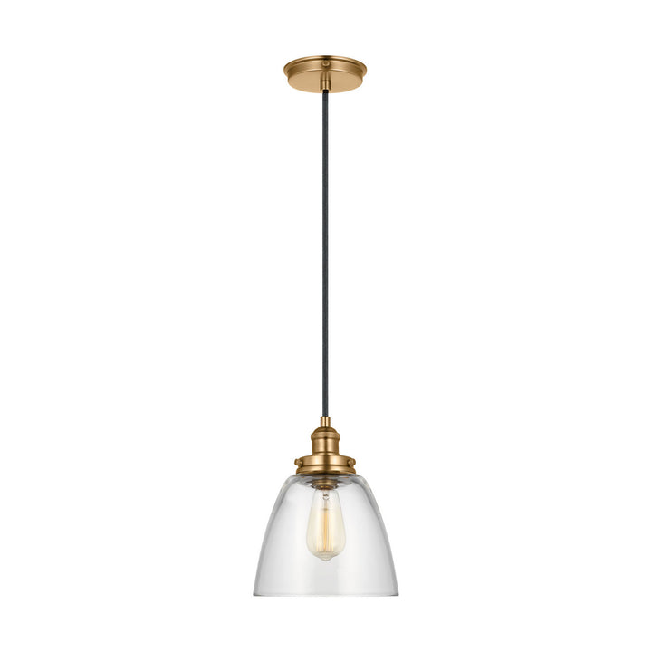 Visual Comfort Studio Canada - P1349SB - One Light Pendant - Baskin - Satin Brass
