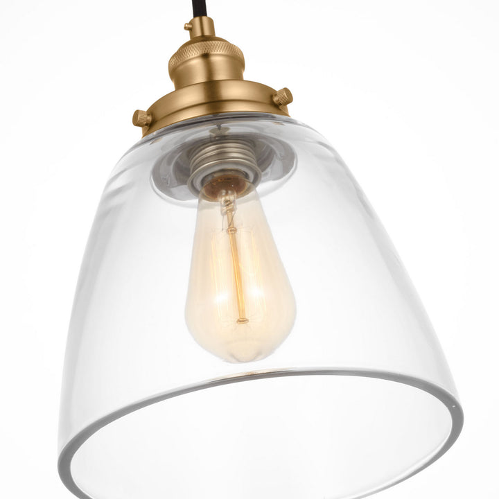 Visual Comfort Studio Canada - P1349SB - One Light Pendant - Baskin - Satin Brass
