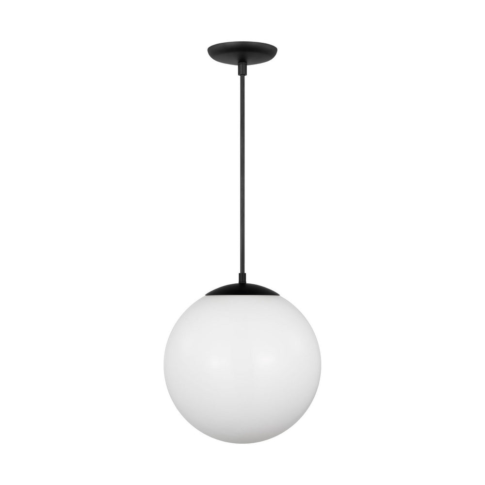 Visual Comfort Studio Canada - 6024-112 - One Light Pendant - Leo - Hanging Globe - Midnight Black