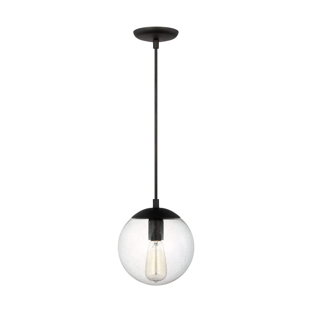Visual Comfort Studio Canada - 6501801-112 - One Light Pendant - Leo - Hanging Globe - Midnight Black