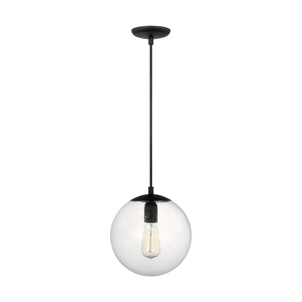 Visual Comfort Studio Canada - 6601801-112 - One Light Pendant - Leo - Hanging Globe - Midnight Black