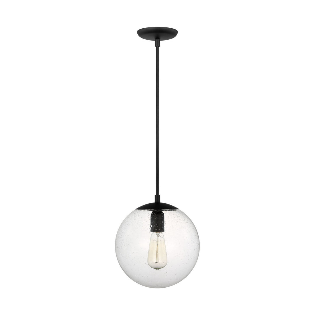 Visual Comfort Studio Canada - 6601801-112 - One Light Pendant - Leo - Hanging Globe - Midnight Black