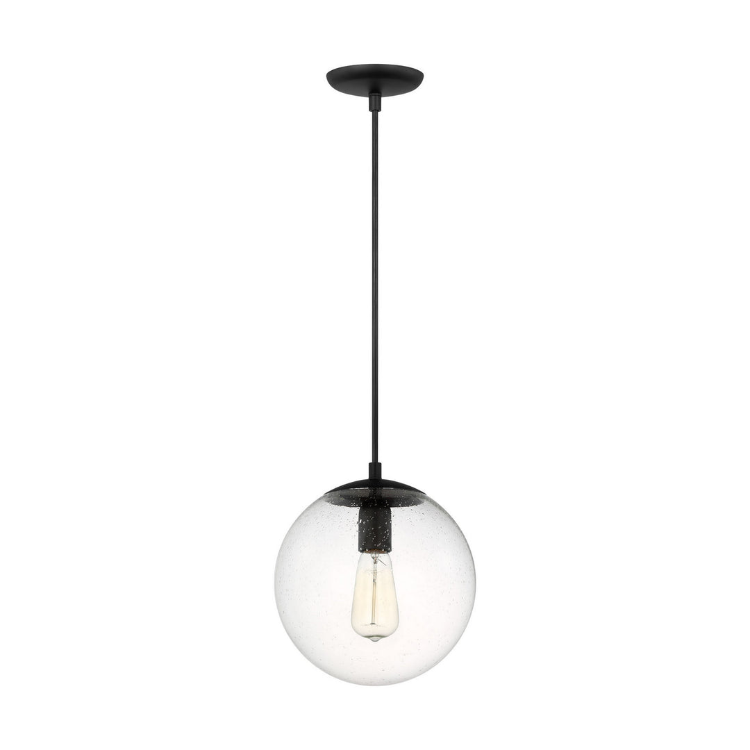 Visual Comfort Studio Canada - 6601801-112 - One Light Pendant - Leo - Hanging Globe - Midnight Black