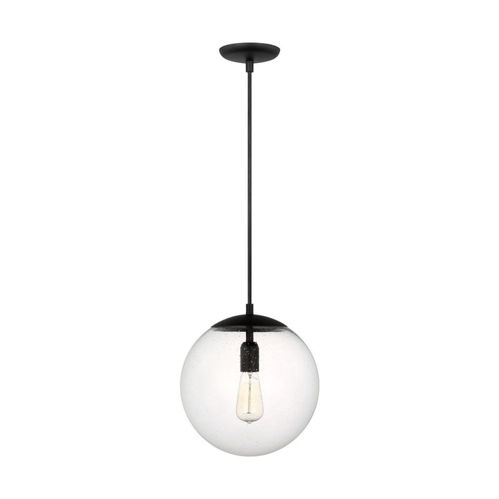 Visual Comfort Studio Canada - 6701801-112 - One Light Pendant - Leo - Hanging Globe - Midnight Black