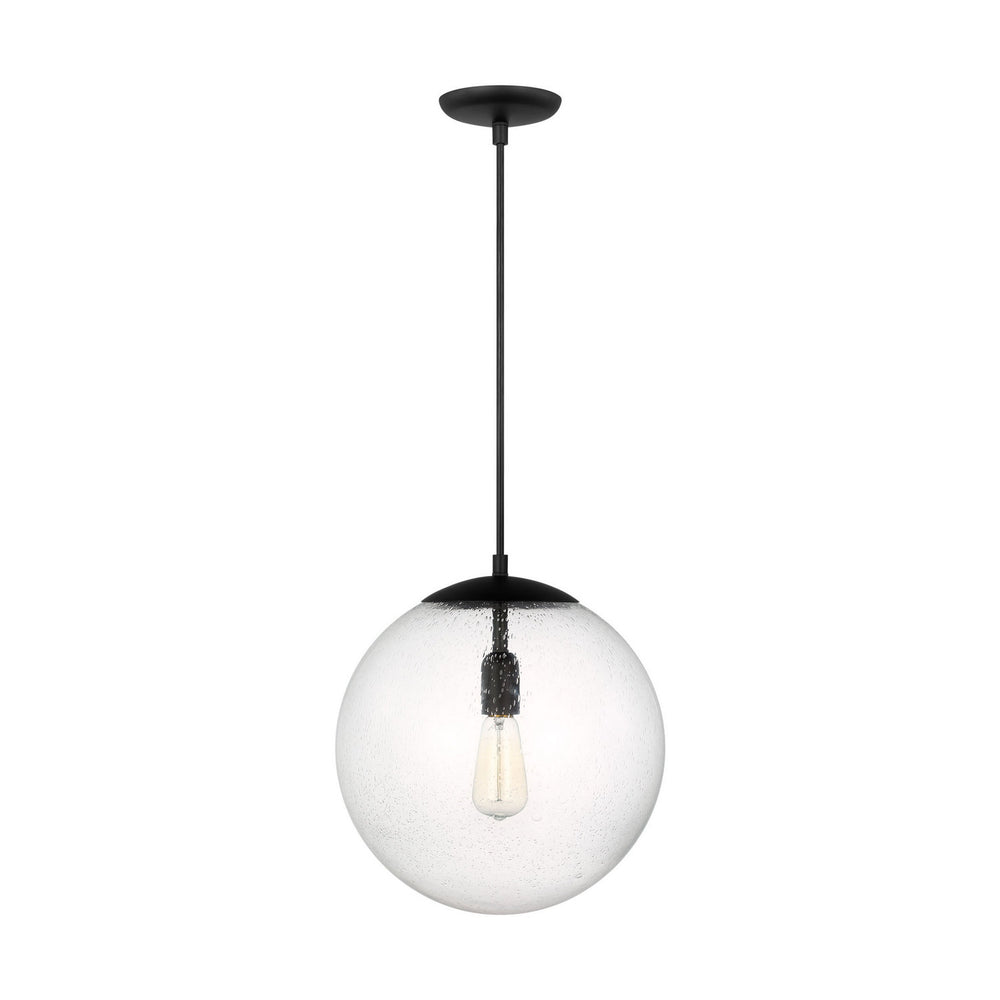 Visual Comfort Studio Canada - 6801801-112 - One Light Pendant - Leo - Hanging Globe - Midnight Black