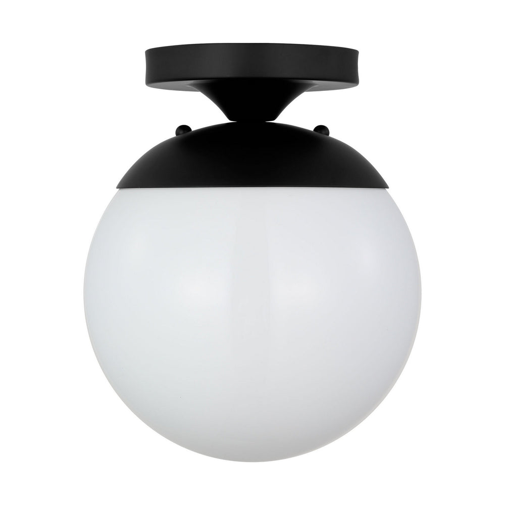 Visual Comfort Studio Canada - 7518-112 - One Light Wall / Semi-Flush Mount - Leo - Hanging Globe - Midnight Black