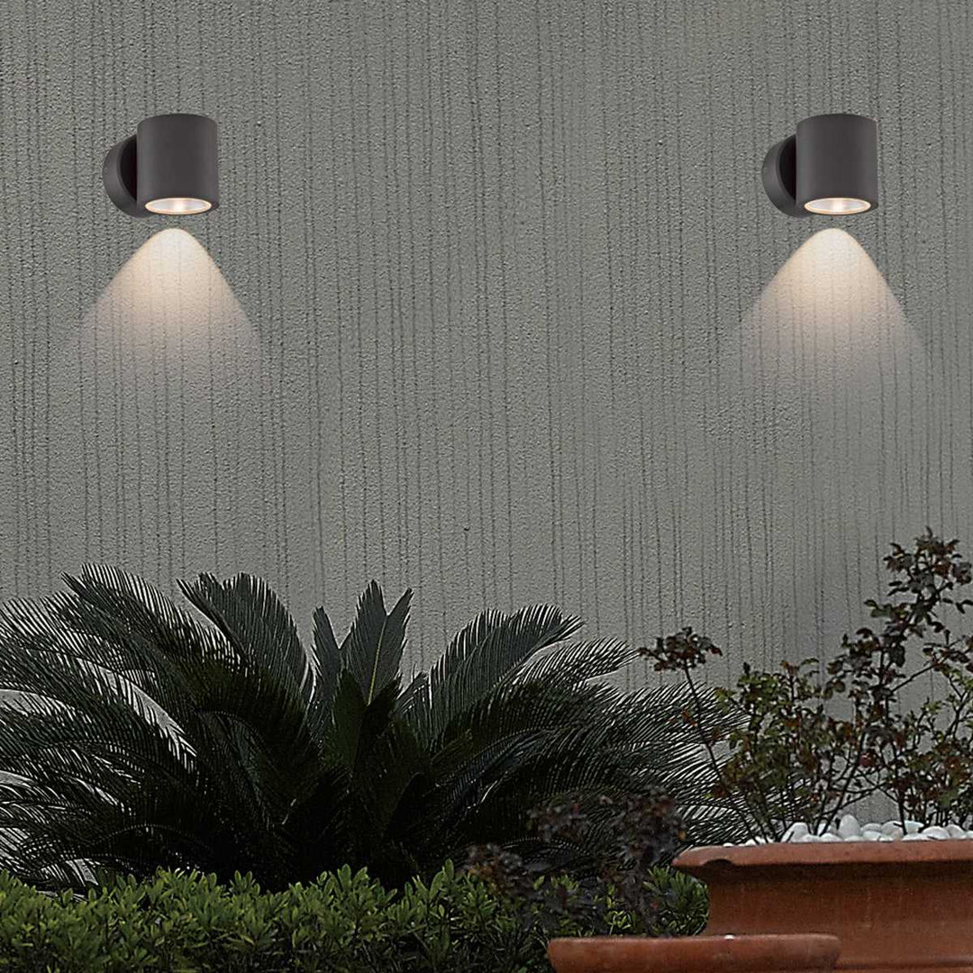 Volume LED Wall Mount in Black Eurofase Canada