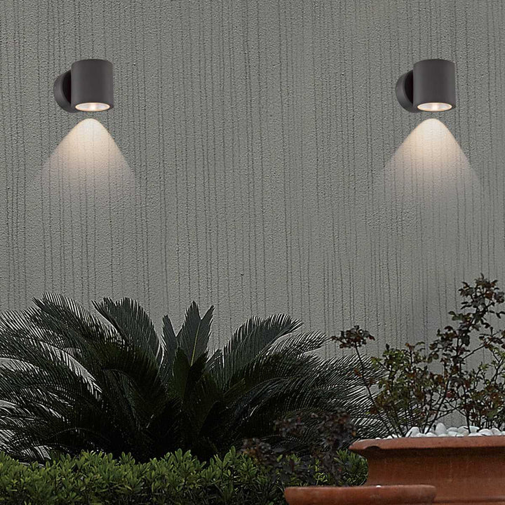 Volume LED Wall Mount in Black Eurofase Canada