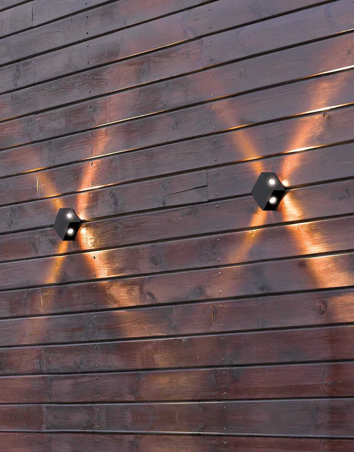 Pike LED Wall Mount in Black Eurofase Canada