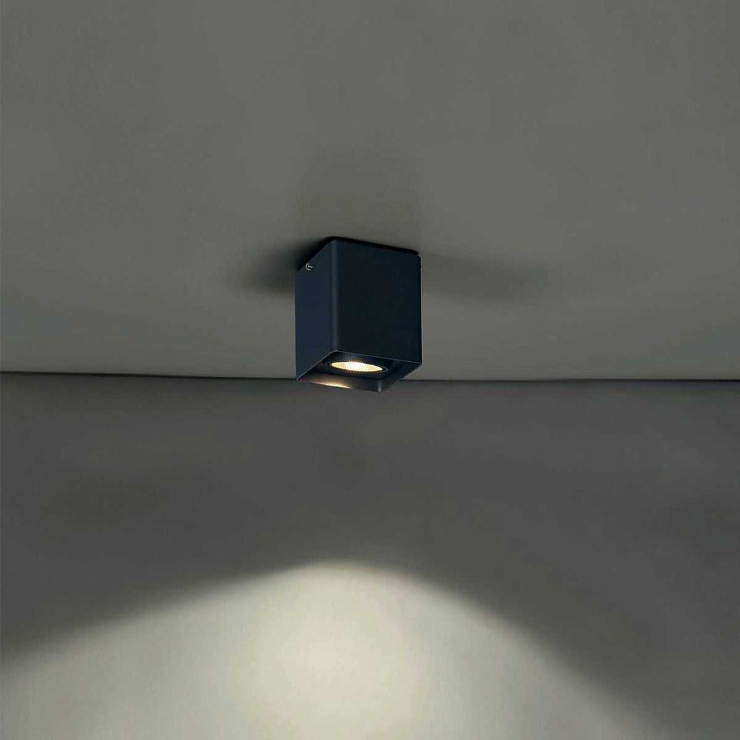 Kewb LED Flushmount in Black Eurofase Canada