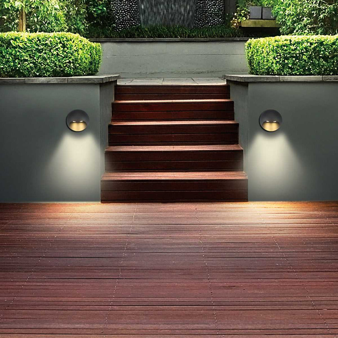 Architectural Outdoor LED Wall Mount in Black Eurofase Canada