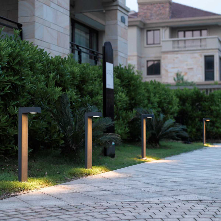 Fosfora LED Bollard in Marine Grey Eurofase Canada