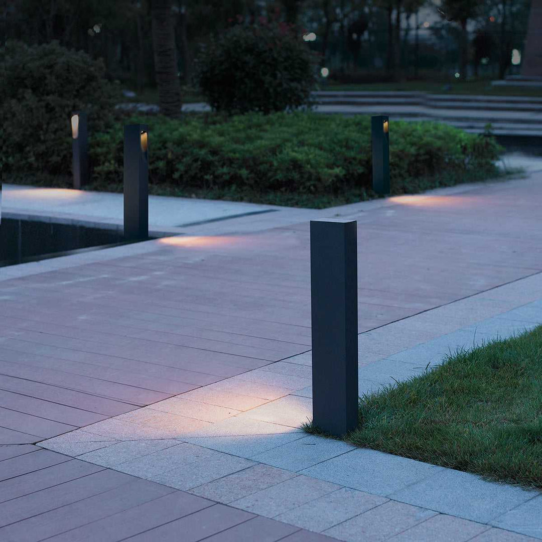 Architectural Outdoor LED Bollard in Black Eurofase Canada