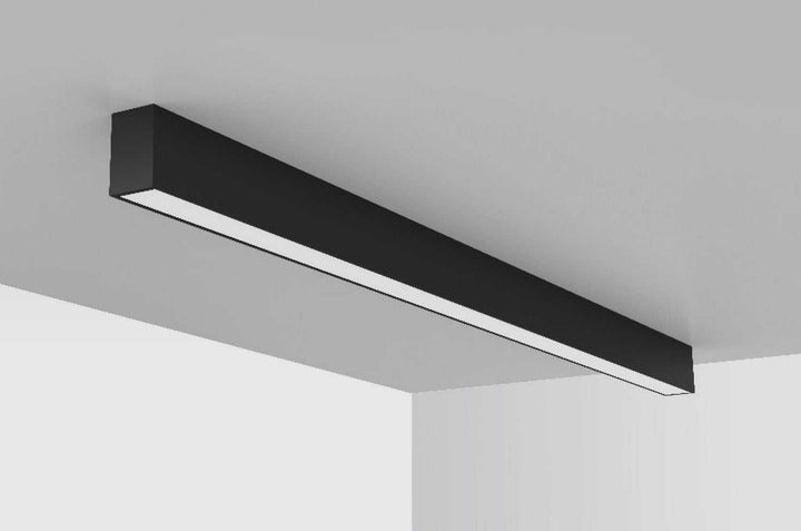 F55 LED Flushmount in Black Eurofase Canada