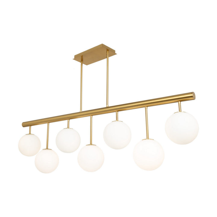 Artcraft Canada - AC11767BR - Seven Light Island/Pool Table - Aurelia - Brass