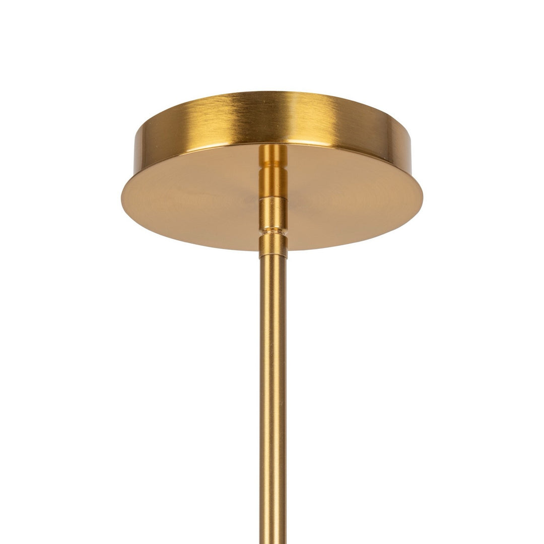 Artcraft Canada - AC11766BR - Six Light Chandelier - Aurelia - Brass