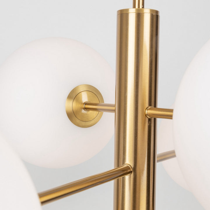 Artcraft Canada - AC11766BR - Six Light Chandelier - Aurelia - Brass