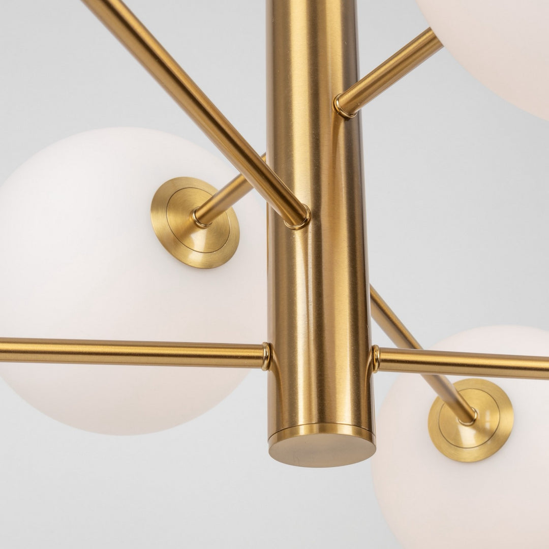 Artcraft Canada - AC11766BR - Six Light Chandelier - Aurelia - Brass
