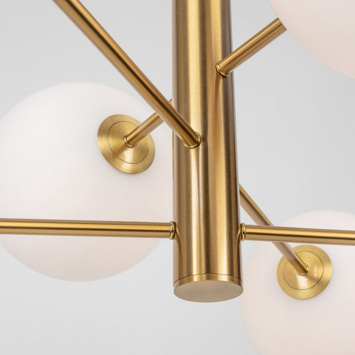 Artcraft Canada - AC11766BR - Six Light Chandelier - Aurelia - Brass