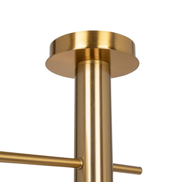 Artcraft Canada - AC11763BR - Three Light Semi-Flush Mount - Aurelia - Brass