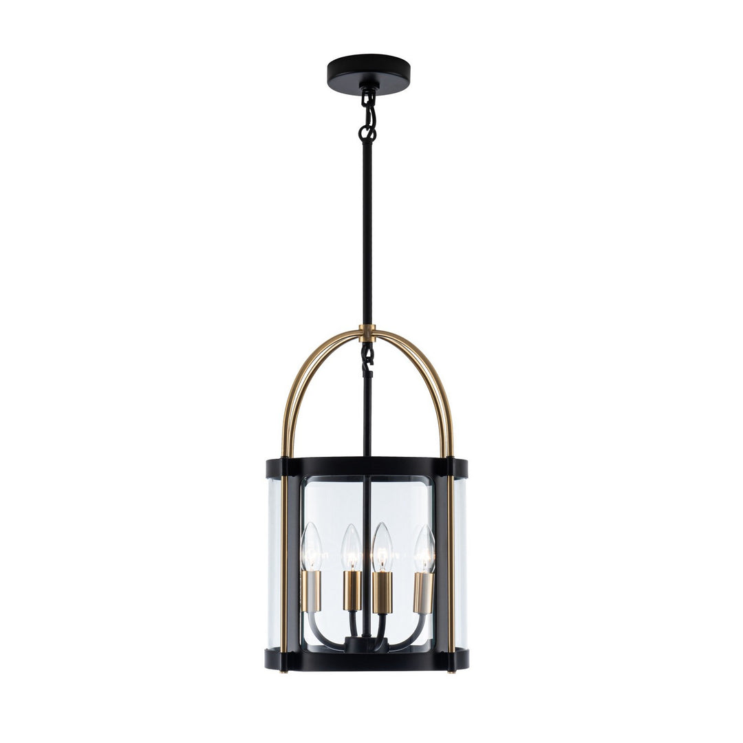 Artcraft Canada - AC11514BB - Four Light Pendant - Bonita - Black and Brushed Brass
