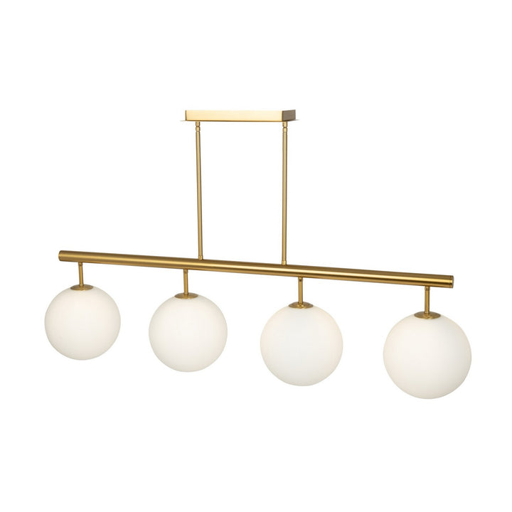Artcraft Canada - AC11764BR - Four Light Island/Pool Table - Aurelia - Brass