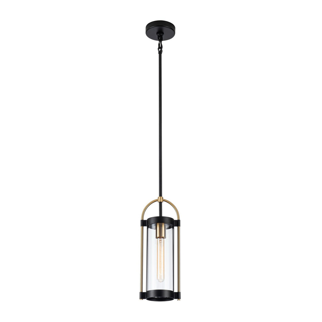 Artcraft Canada - AC11511BB - One Light Pendant - Bonita - Black and Brushed Brass