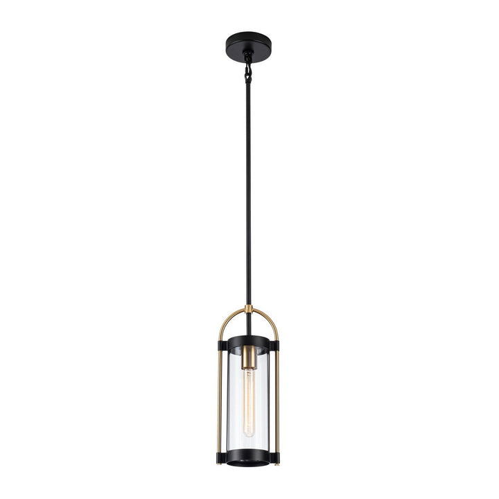 Artcraft Canada - AC11511BB - One Light Pendant - Bonita - Black and Brushed Brass