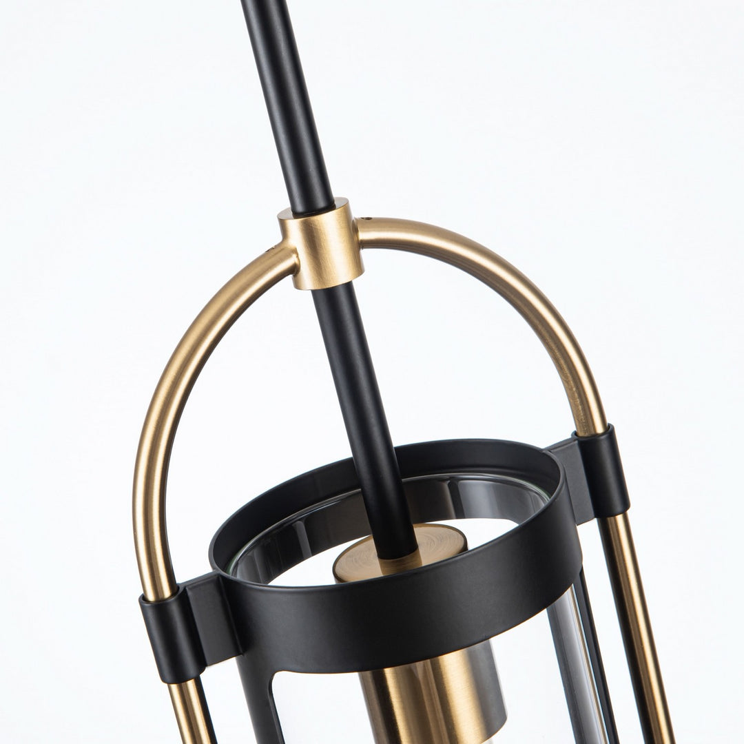 Artcraft Canada - AC11511BB - One Light Pendant - Bonita - Black and Brushed Brass
