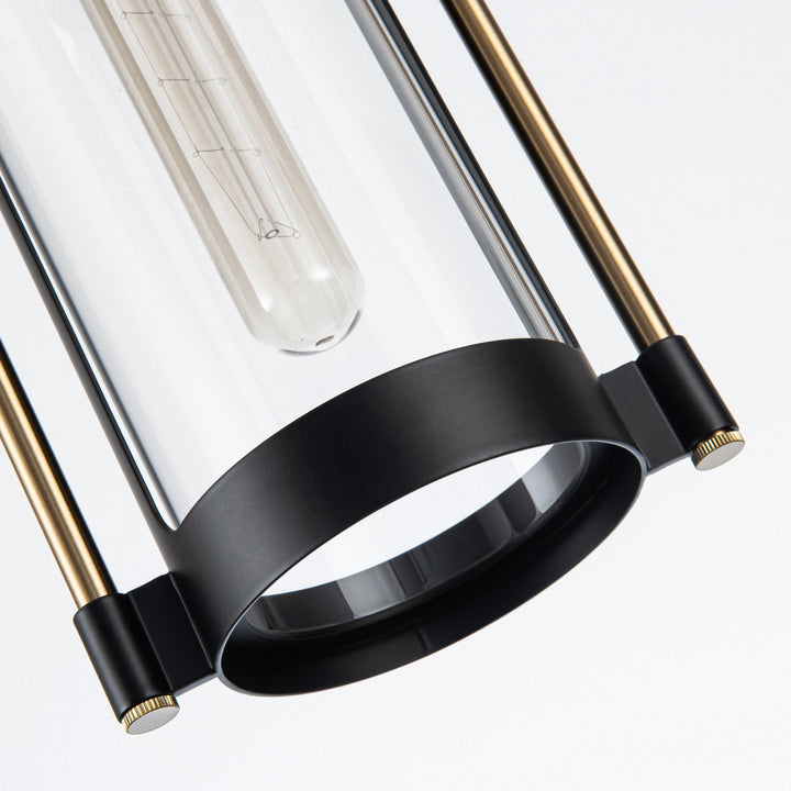 Artcraft Canada - AC11511BB - One Light Pendant - Bonita - Black and Brushed Brass