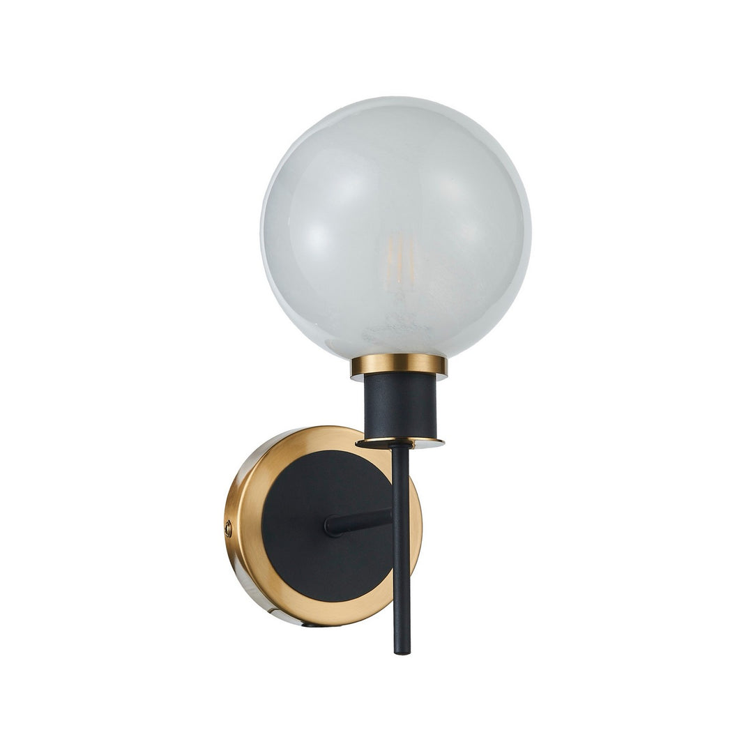 Artcraft Canada - AC11871SW - One Light Wall Sconce - Gem - Black and Brushed Brass