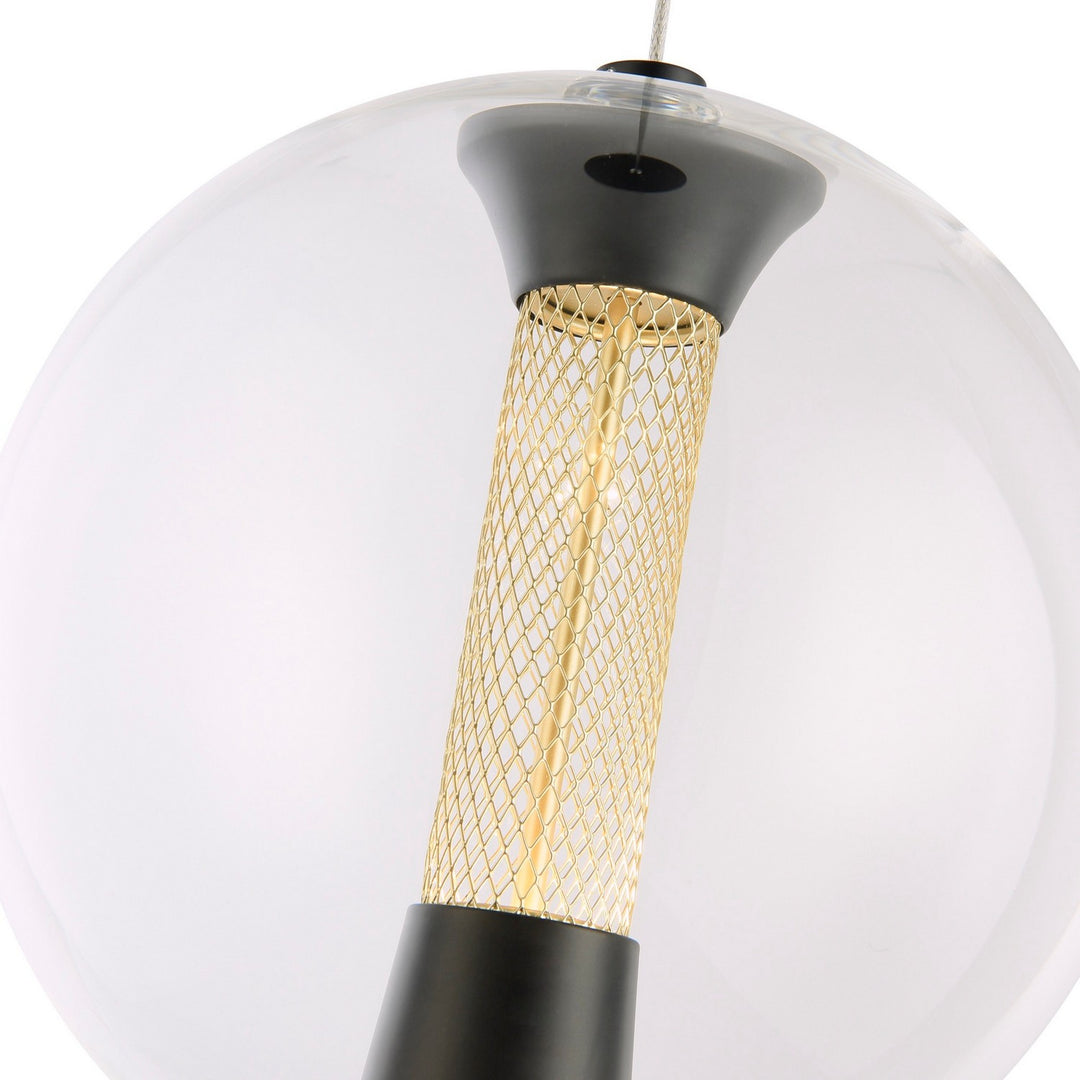 Artcraft Canada - AC6841BK - LED Pendant - Arlo - Black