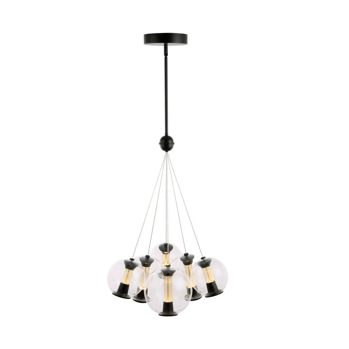 Artcraft Canada - AC6846BK - LED Chandelier - Arlo - Black
