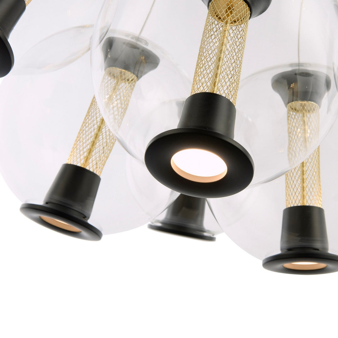 Artcraft Canada - AC6846BK - LED Chandelier - Arlo - Black