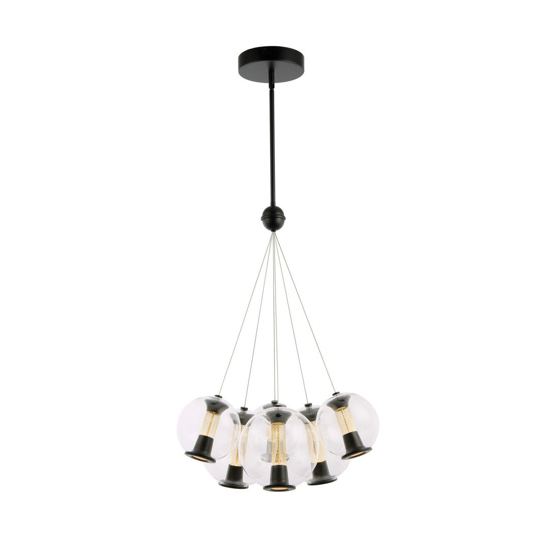 Artcraft Canada - AC6846BK - LED Chandelier - Arlo - Black